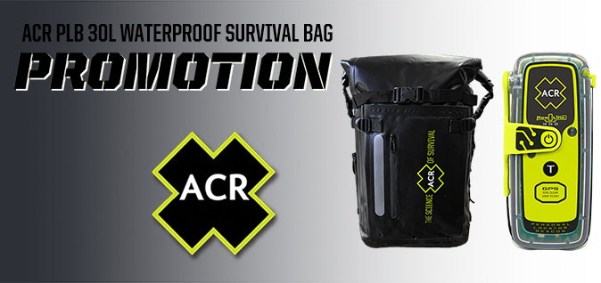 ACR Personal Locator Beacon 30L Survival Bag Promotion